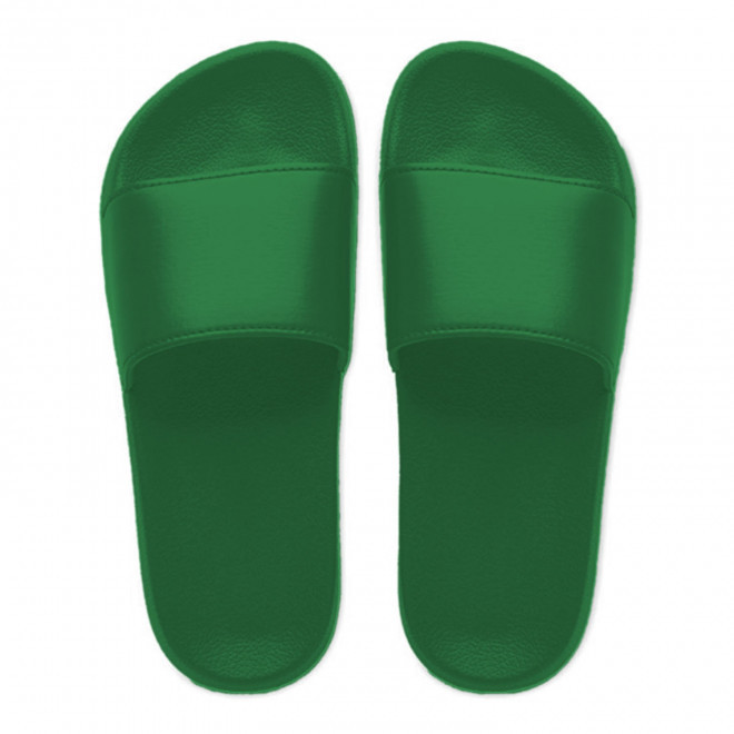 PAIRE CLAQUETTES PERSONNALISABLE SUR MESURE 'OMAX CUSTOM' - vert foncé