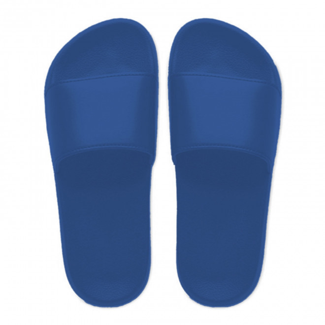 PAIRE CLAQUETTES PERSONNALISABLE SUR MESURE 'OMAX CUSTOM' - bleu royal