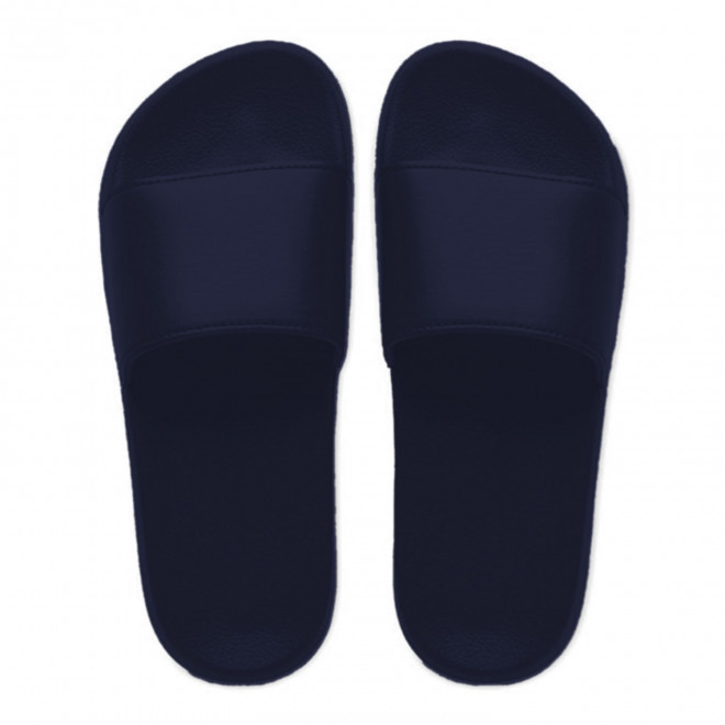 PAIRE CLAQUETTES PERSONNALISABLE SUR MESURE 'OMAX CUSTOM' - bleu marine