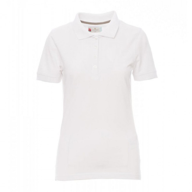 POLO PERSONNALISABLE FEMME PAYPER® 'VENICE' - blanc