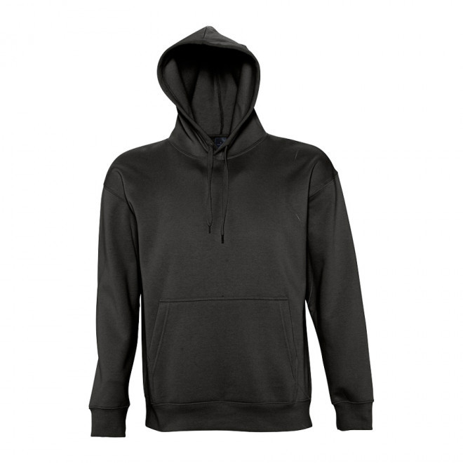 SWEAT-SHIRT PERSONNALISÉ MIXTE CAPUCHE 'SLAM' 320 GR/M² - noir