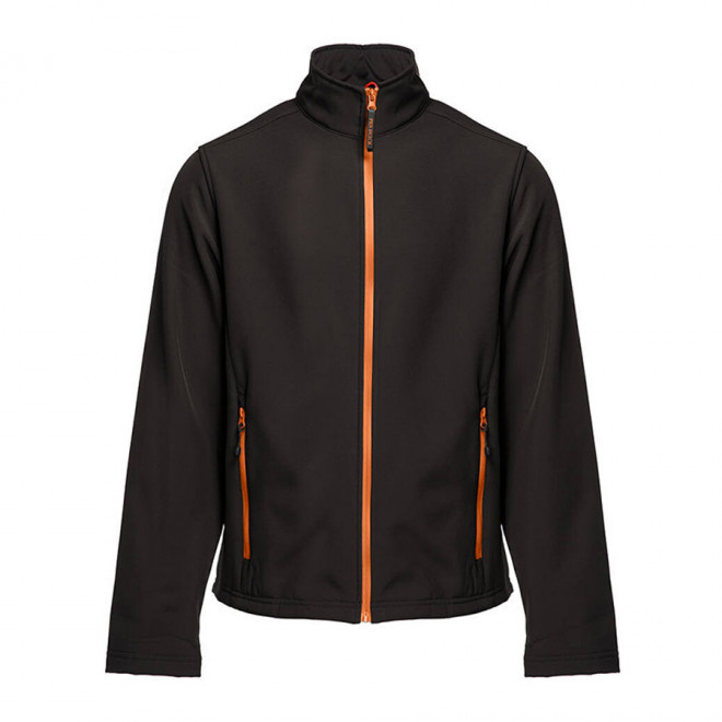 VESTE SOFTSHELL PERSONNALISEE HOMME PEN DUICK® 'MAGELLAN' - black/orange
