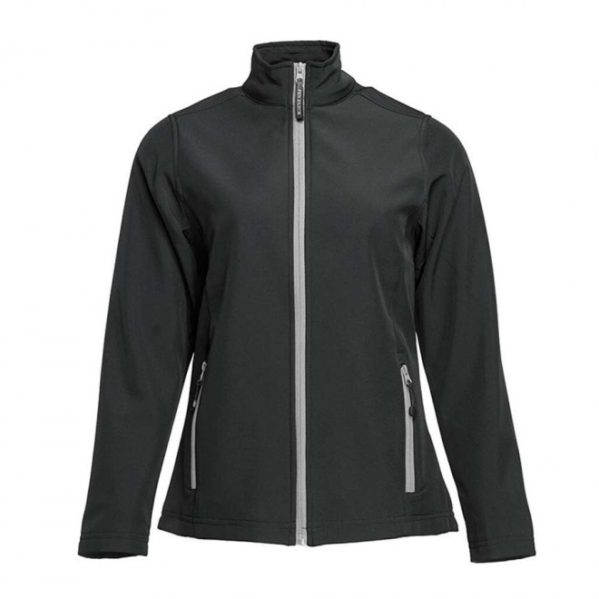 VESTE SOFTSHELL PERSONNALISEE FEMME PEN DUICK® 'MAGELLAN' - black/silver
