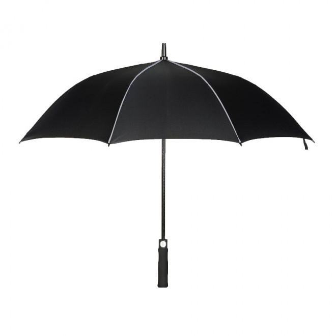 PARAPLUIE DE GOLF  PERSONNALISABLE 'BURFORD'  - black/silver