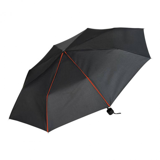 MINI PARAPLUIE PERSONNALISABLE  'BURFORD' - black/orange