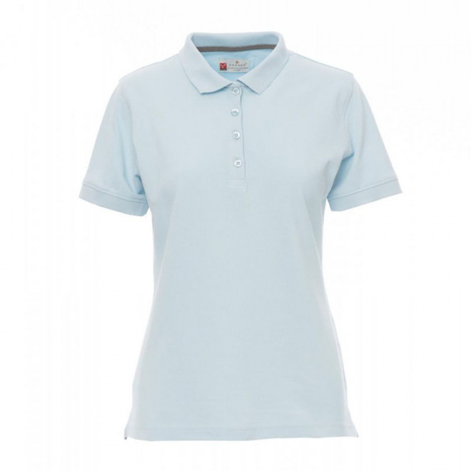 POLO PERSONNALISABLE FEMME PAYPER® 'VENICE' - bleu ciel