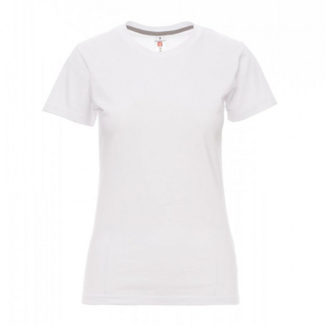 TEE-SHIRT PERSONNALISE FEMME PAYPER® 'SUNRISE' - blanc