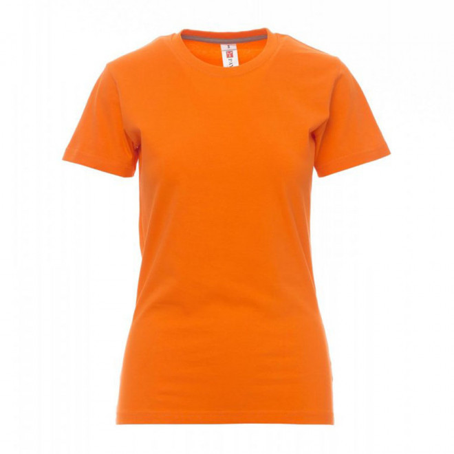 TEE-SHIRT PERSONNALISE FEMME PAYPER® 'SUNRISE' - orange