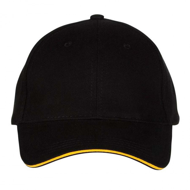 CASQUETTE PERSONNALISÉE 'BURT' - black/gold