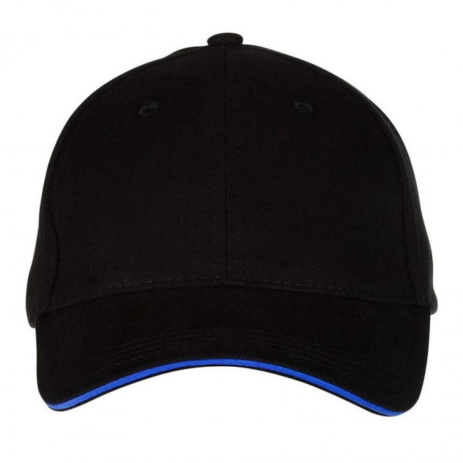 CASQUETTE PERSONNALISÉE 'BURT' - black/royal