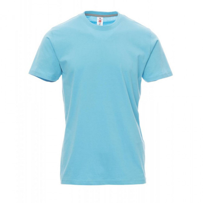 TEE-SHIRT PERSONNALISE HOMME PAYPER® 'SUNRISE' - bleu atoll