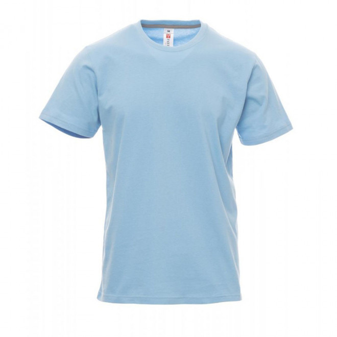 TEE-SHIRT PERSONNALISE HOMME PAYPER® 'SUNRISE' - bleu azur