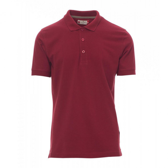 POLO PERSONNALISABLE HOMME PAYPER® 'VENICE' - bordeaux