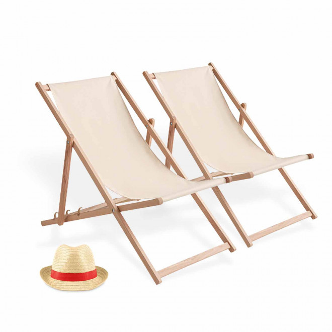 LOT 2 CHILIENNES ET 50 CHAPEAUX PERSONNALISABLE 'HURVOX' - rouge