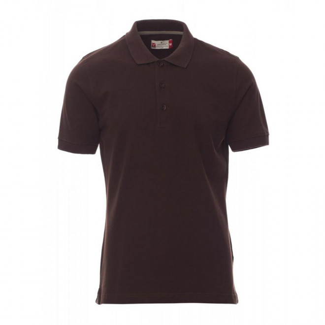 POLO PERSONNALISABLE HOMME PAYPER® 'VENICE' - marron
