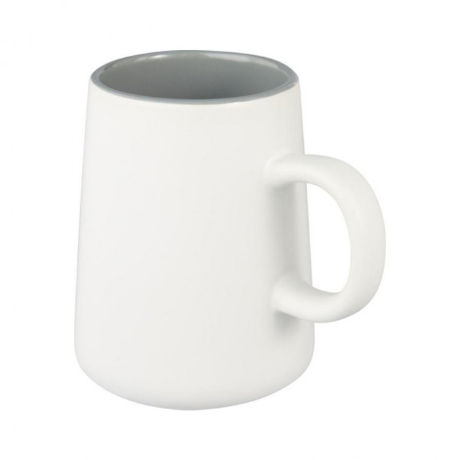 MUG EN CERAMIQUE PERSONNALISABLE 450 ML 'JOUNE' - blanc