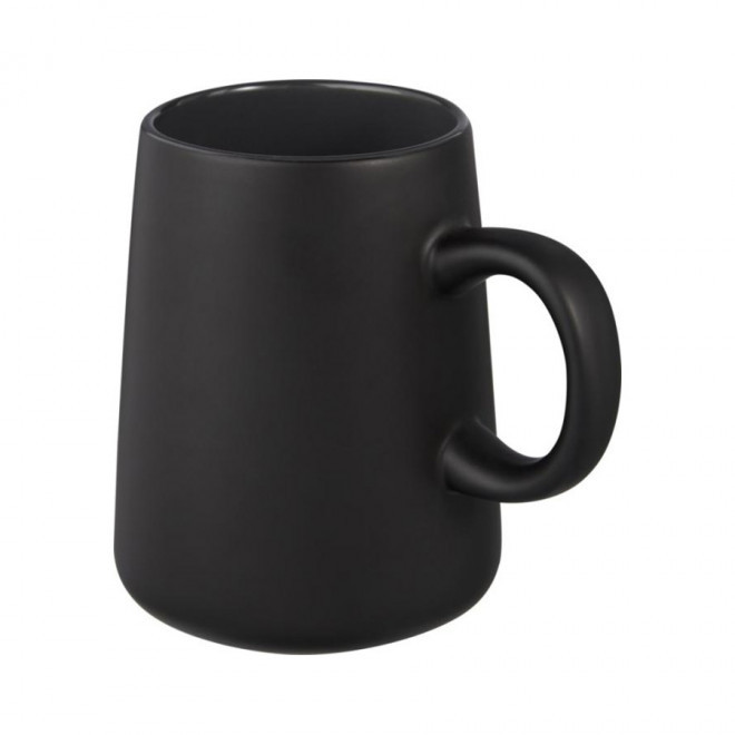 MUG EN CERAMIQUE PERSONNALISABLE 450 ML 'JOUNE' - noir