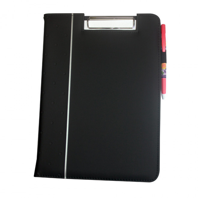 PORTE-BLOC PERSONNALISÉ A4 'MONTE CARLO' - noir