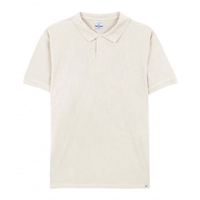 POLO MIXTE PERSONNALISABLE 'TERIM 180 BIO' - beige