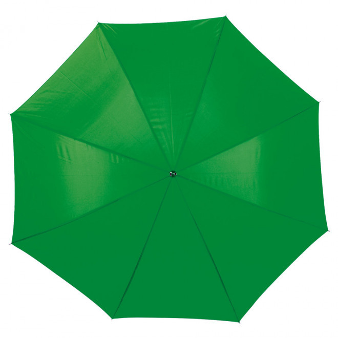 PARAPLUIE PUBLICITAIRE MANCHE DROIT OUVERTURE AUTO 'ABERDEEN BOIS' - vert foncé