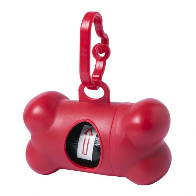 DISTRIBUTEUR DE SACS PERSONNALISÉ 'SORA' - rouge