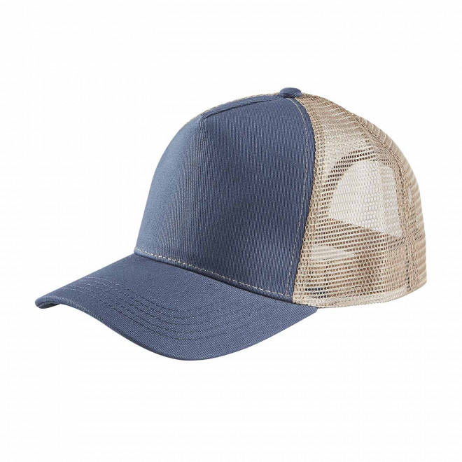 CASQUETTE TRUCKER FILET PERSONNALISABLE 'BLINK' - bleu/lin