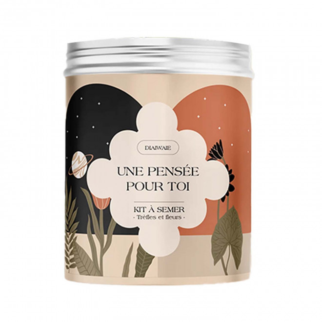 KIT DE GRAINES PERSONNALISABLE 'SERENITE' - Une pensée pour toi