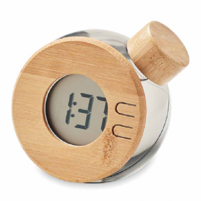 HORLOGE A EAU PERSONNALISABLE 'WASSER'  - gris transparent