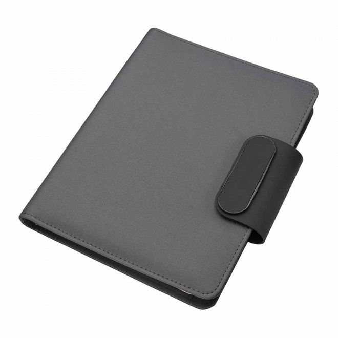 CONFERENCIER PERSONNALISÉ EN RPET A5 'MONALEEN' - gris