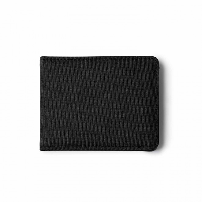 PORTEFEUILLE PUBLICITAIRE ANTI-RFID 'GOZIA' - noir