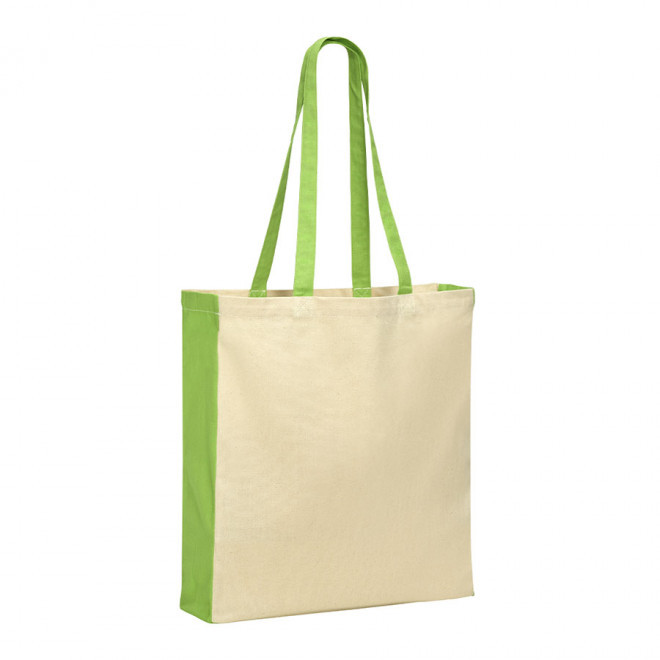 SAC PUBLICITAIRE COTON SOUFFLET 220 GR/M2 'MAXI AURIANA' - vert clair