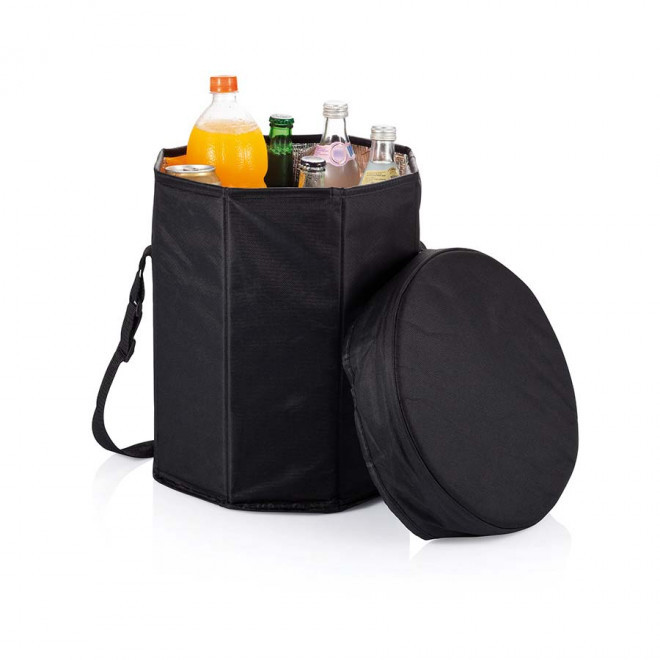 SIEGE PANIER ISOTHERME PERSONNALISABLE 'POUFIZO' - noir