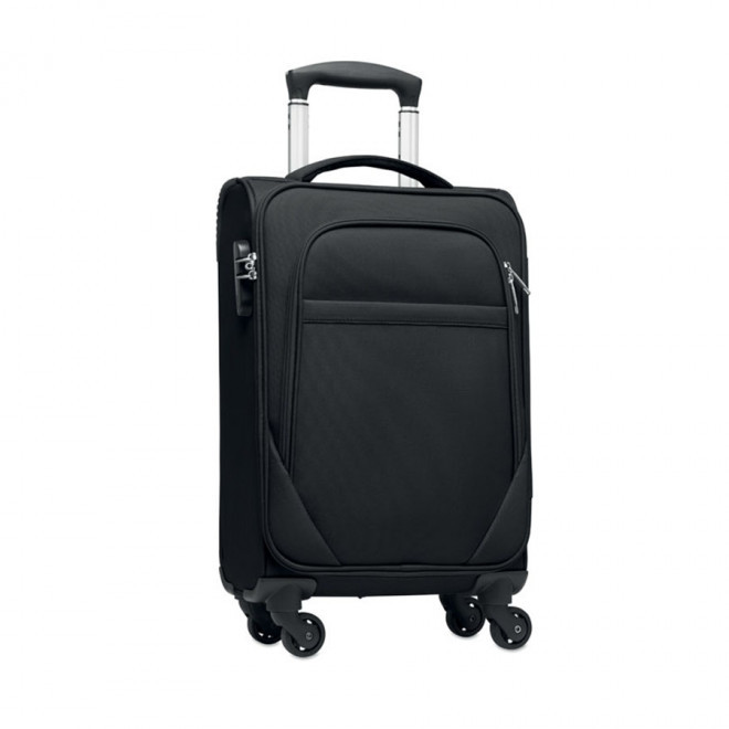VALISE CABINE PUBLICITAIRE RPET 'KARAGO' - noir