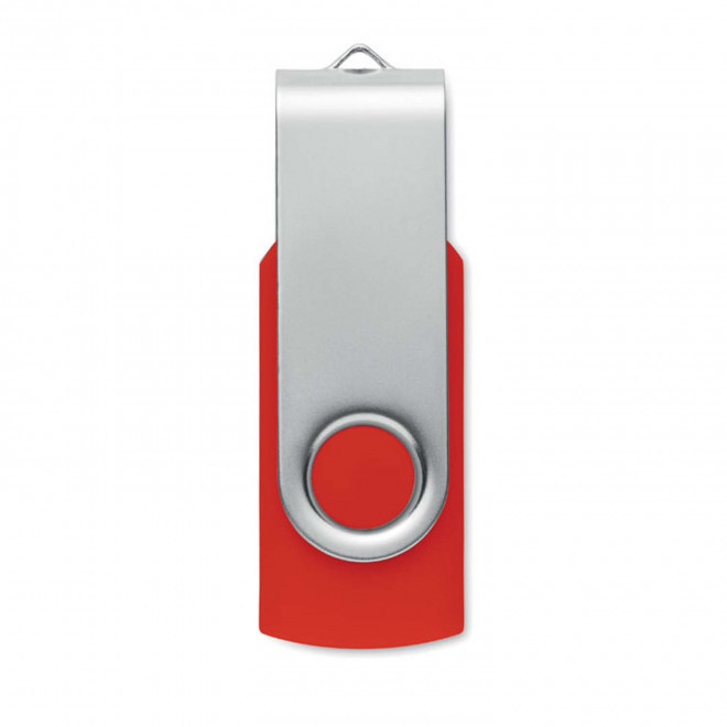 CLE USB-C 16GO PERSONNALISABLE 'TWISTER C' - rouge
