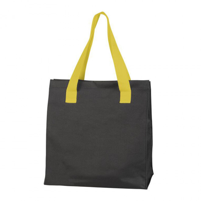 SAC SHOPPING PUBLICITAIRE 'UBLEY' - black/gold