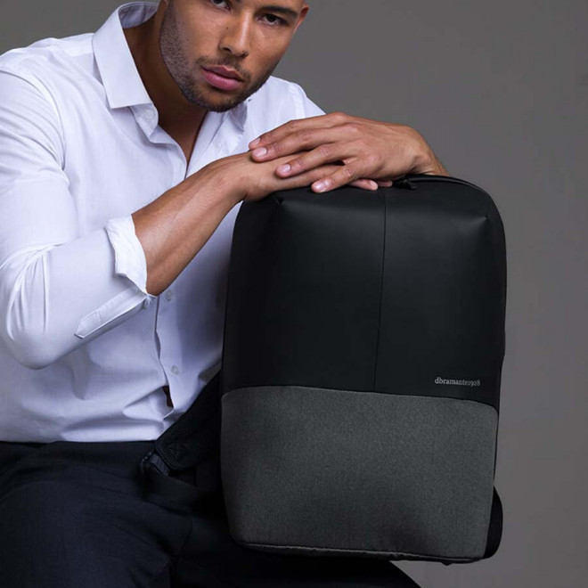 SAC XOOPAR® RPET PERSONNALISABLE 'HELSINGBORG' - noir