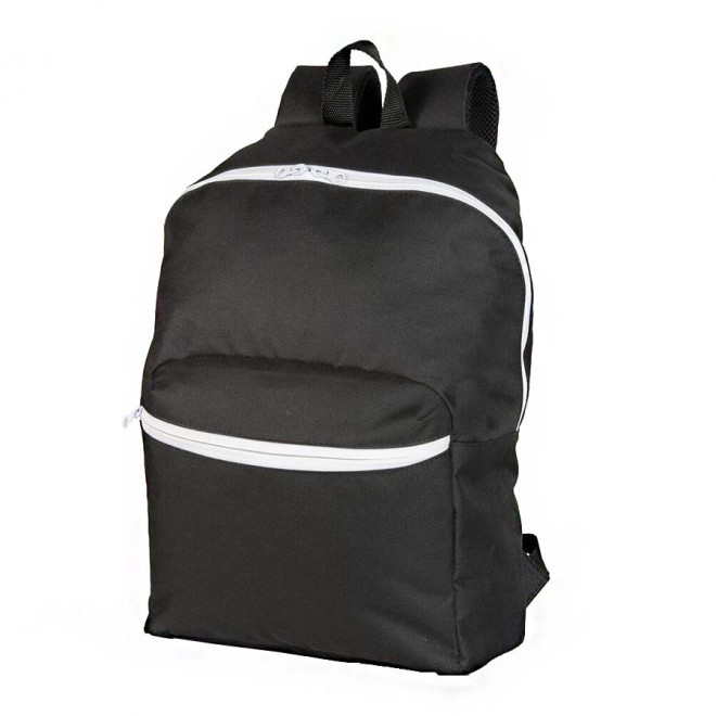 SAC A DOS PERSONNALISABLE 'MARTOCK' - black/white