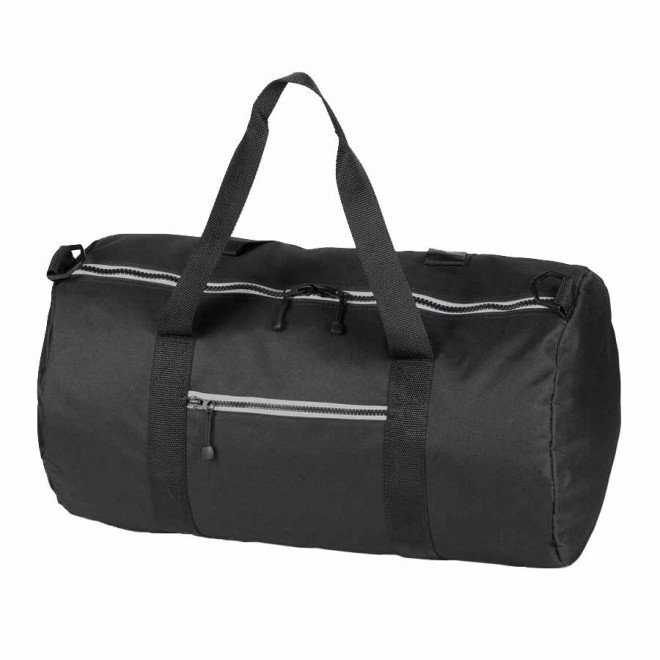 SAC DE SPORT ET VOYAGE PERSONNALISÉ 'BOLAM' - black/silver