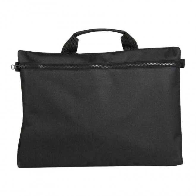 SACOCHE PUBLICITAIRE POUR ORDINATEUR 'WARTER' - black/black