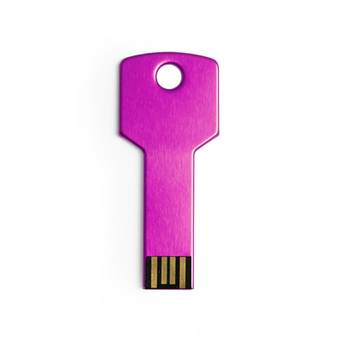 CLE USB PERSONNALISABLE 'COLORKEY' 16 GO  - fuchsia