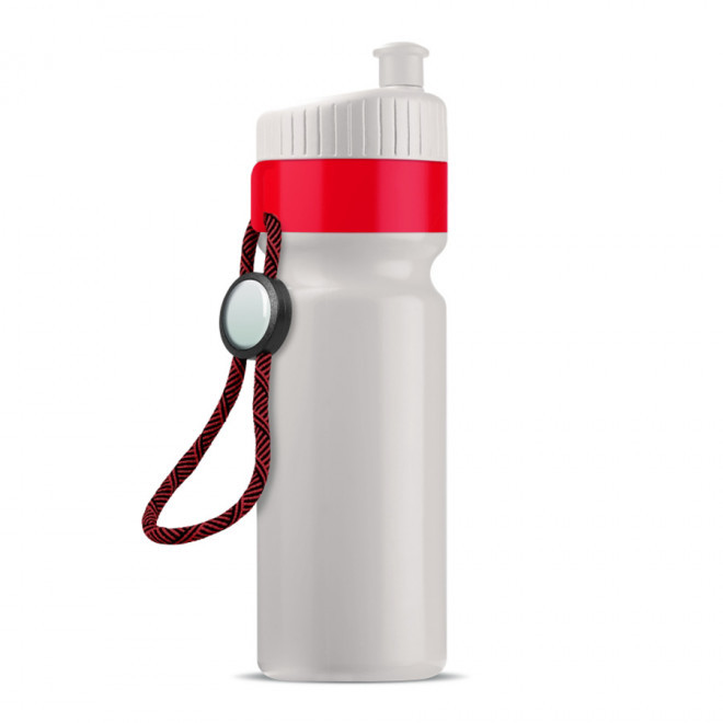 GOURDE DE SPORT PERSONNALISABLE MIX & MATCH 750 ML 'CORDI' - blanc/rouge