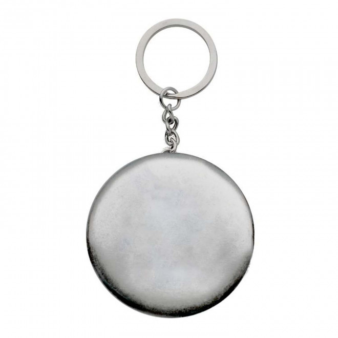 PORTE-CLE DECAPSULEUR PERSONNALISABLE MIE 'SEPTY' - argenté