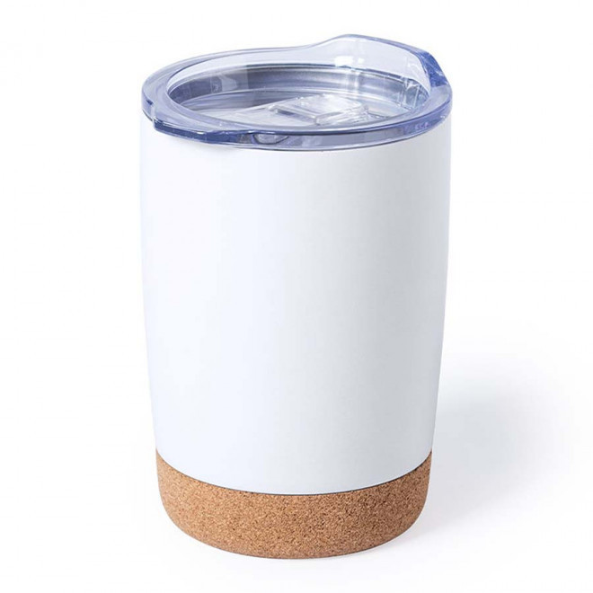 MUG ISOTHERME PERSONNALISABLE LIEGE 'NIRUX' - blanc