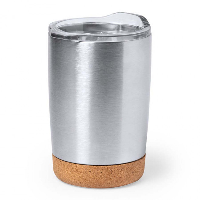 MUG ISOTHERME PERSONNALISABLE LIEGE 'NIRUX' - argenté