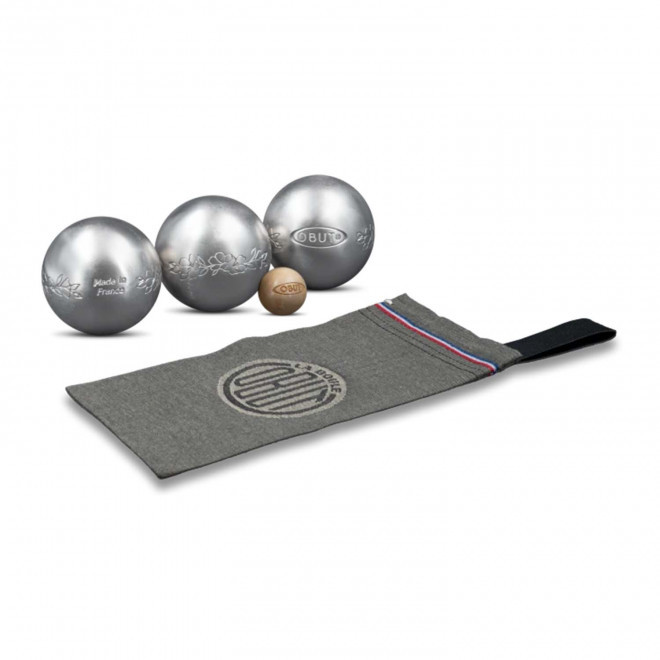 TRIPLETTE DE PETANQUE PERSONNALISABLE 'METAHK' - floral