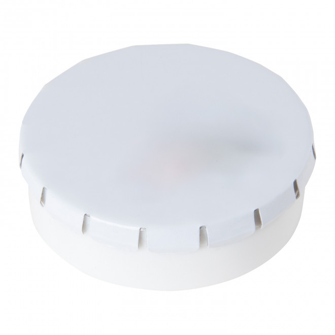 BOITE BONBONS BICOLORE PERSONNALISABLE 'CLIC CLAC EUROPE' - blanc