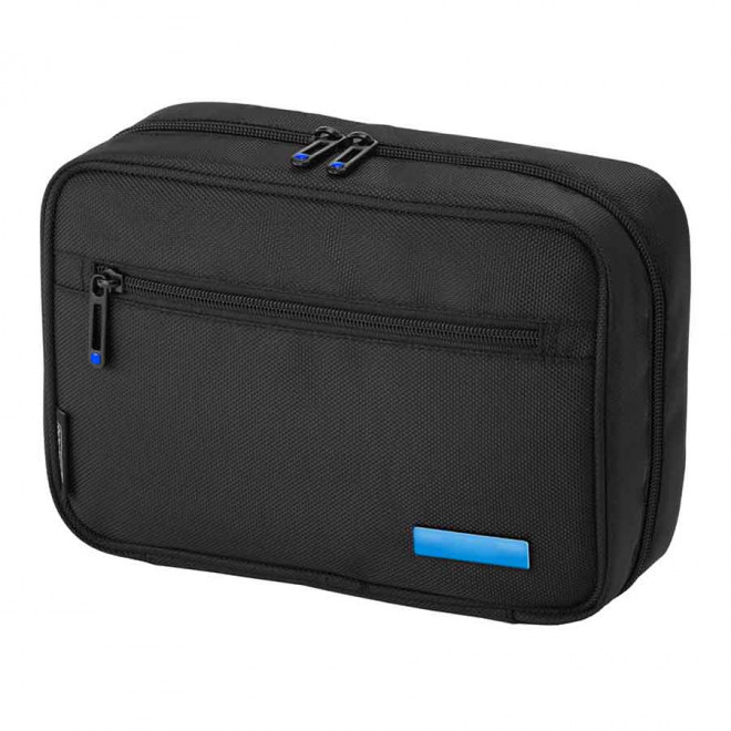 TROUSSE DE TOILETTE PERSONNALISÉE POUR VOYAGE 'VIAGGIO' - bleu