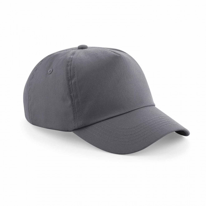 CASQUETTE 5 PANS PERSONNALISABLE 'JITTA' - gris foncé