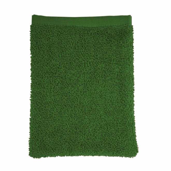 GANT DE TOILETTE EN COTON PERSONNALISABLE 'PITOU' - vert