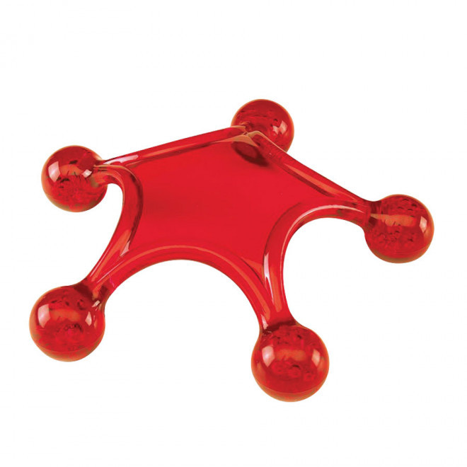 ÉTOILE DE MASSAGE PUBLICITAIRE 'STARFISH' - rouge